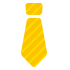 黄色のネクタイ
